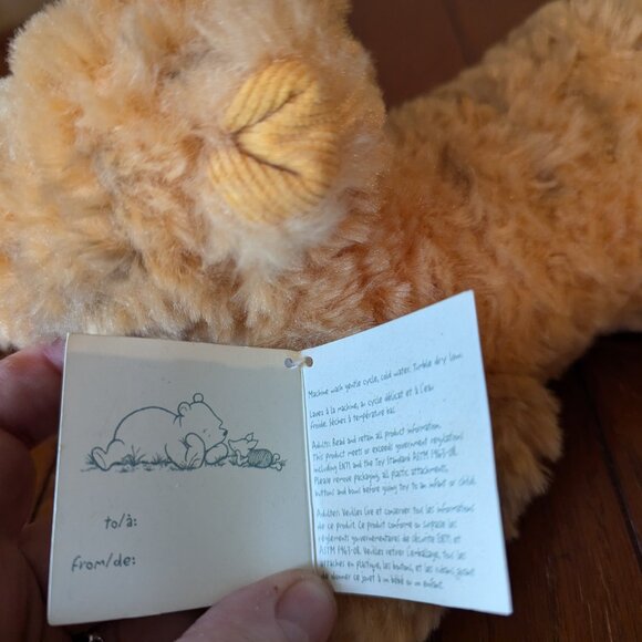 Classic Pooh 14-in. Tigger Plushie Disney Light Orange Embroidered Eyes NWT - Picture 5 of 7